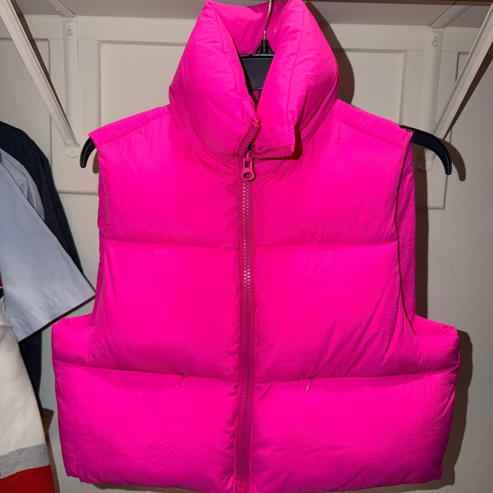 Simply Southern Cropped Puffer Vest New Without Tags Size XS/S
